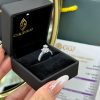 Nhẫn kim cương hoa tuyết chủ GIA 4.5 D